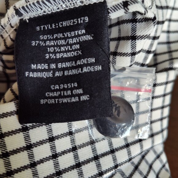 Black & white checkered pants - Picture 4 of 4